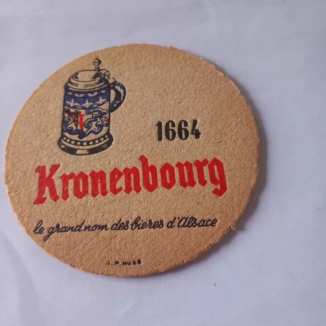 Ancien sous Bock bière Kronenbourg