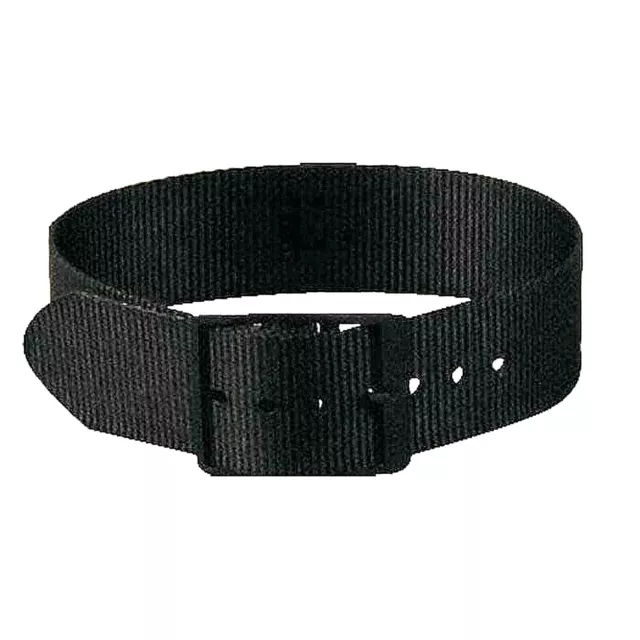 Bracelet de montre militaire Noir (Légion & Armées)