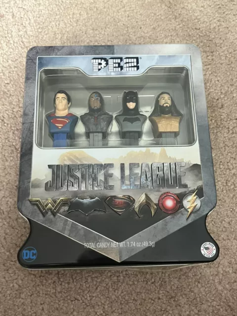 Justice League Pez Batman Superman Etc New But Open