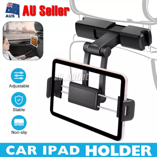 360° Mount Car Headrest Holder Seat Back Phone Tablet Universal for Apple iPad