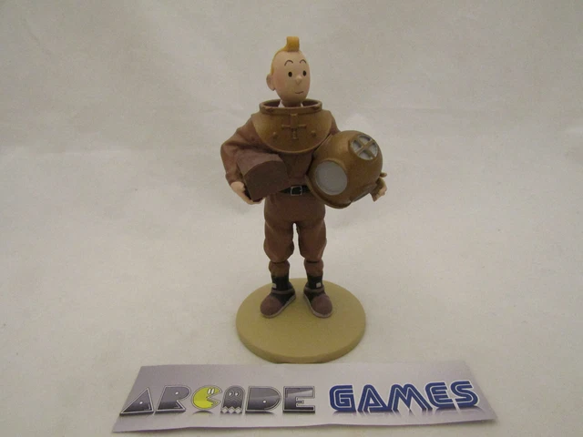 Figurine Tintin n°101 Haddock en scaphandre lunaire livret+passeport