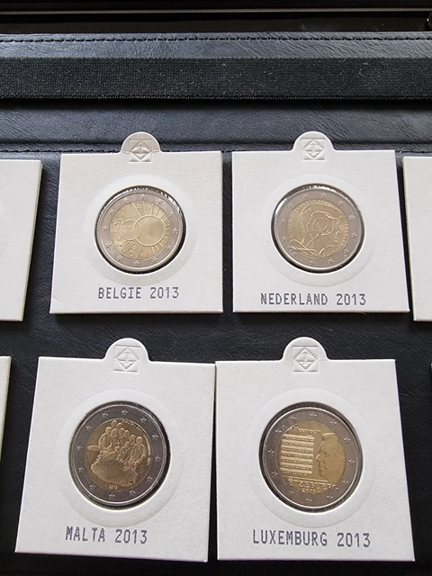 Lot de 19 pièces 2 euros commémoratives UNC 2013 3