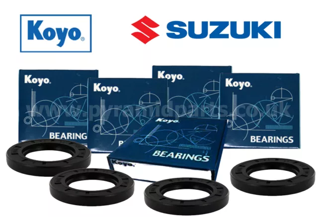 Front & Rear Koyo Wheel Bearing Kit for Suzuki GSXR750 2008-2010