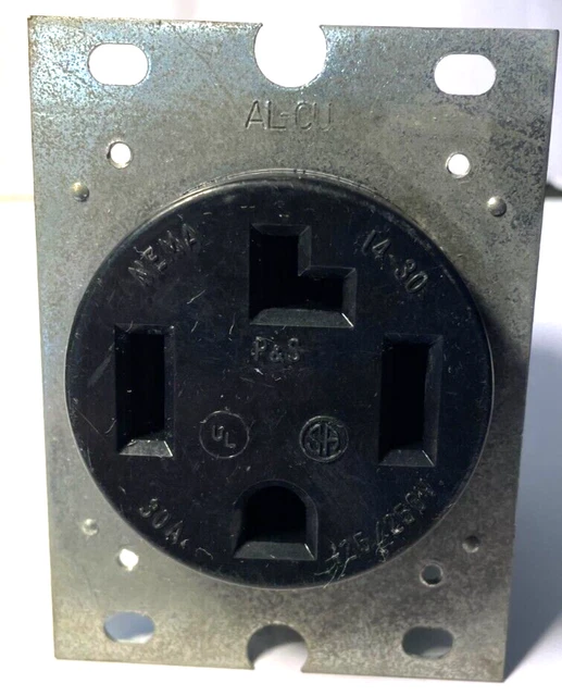 Pass & Seymour NEMA 14-30 Flush Receptacle 30A. 125/250V