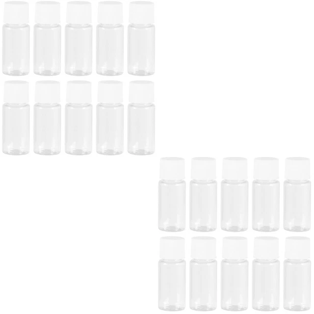 50 Pcs Sample Containers Liquids Sample Bottles Caps Shampoo Container Bottles