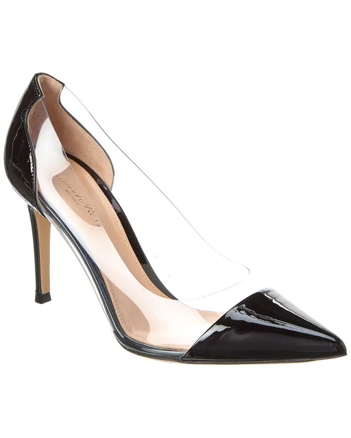 Gianvito Rossi Plexi 85 Patent & Vinyl Pump Women's