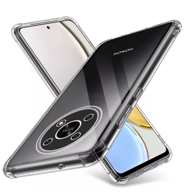 For Honor Magic6 Lite 5G Brushed Texture Carbon Fiber TPU Phone Case(Black)