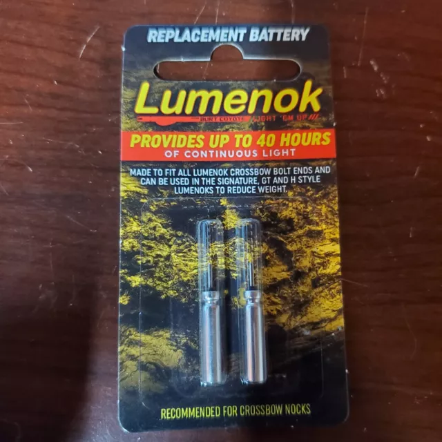 Lumenok Lighted Crossbow Arrow Crescent Nock .302" / battery selection