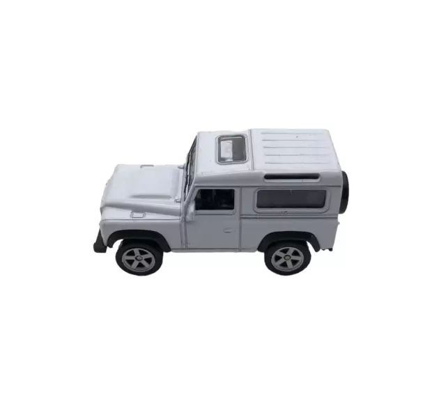 COCHE Land Rover Defender Color Blanco SCALE MODELS 1:60 SUPER9 Envió Gratis