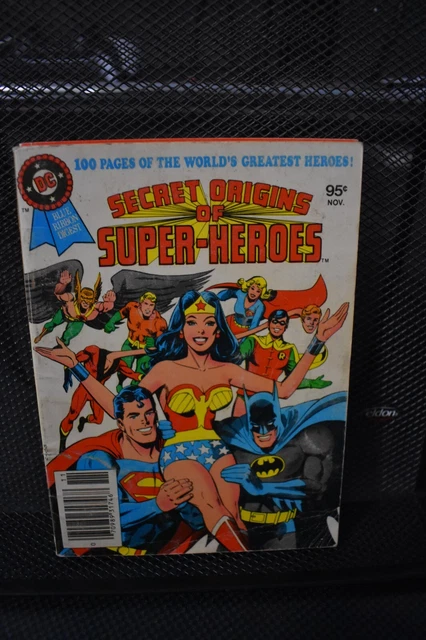 DC Special Blue Ribbon Digest Volume 19 Secret Origins of Super-Heroes TPB 1979