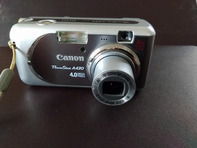 Canon PowerShot A430 4.0MP Digital Camera - Grey