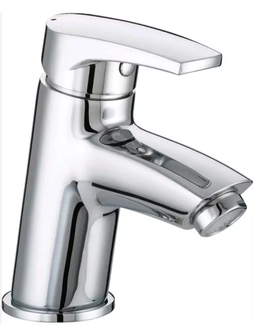 Bristan Orta Chrome Basin Mixer Tap with Clicker Waste