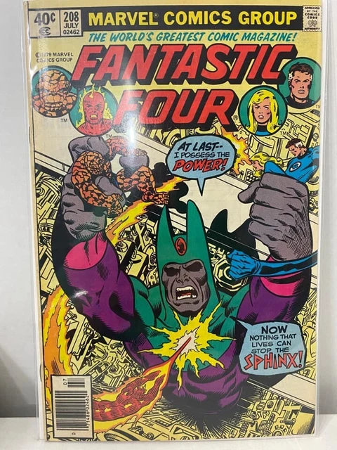 33426: Marvel Comics Fantastic four #208 Fine Grade