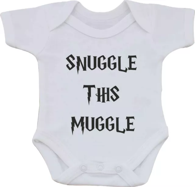 Snuggle This Muggle Cotton Baby Vest Or Bib