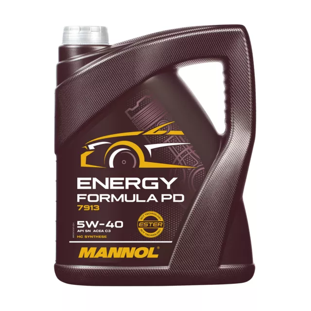 MANNOL 5W-40 Formula PD Motoröl MB 229.51, ACEA C3, 5 Liter