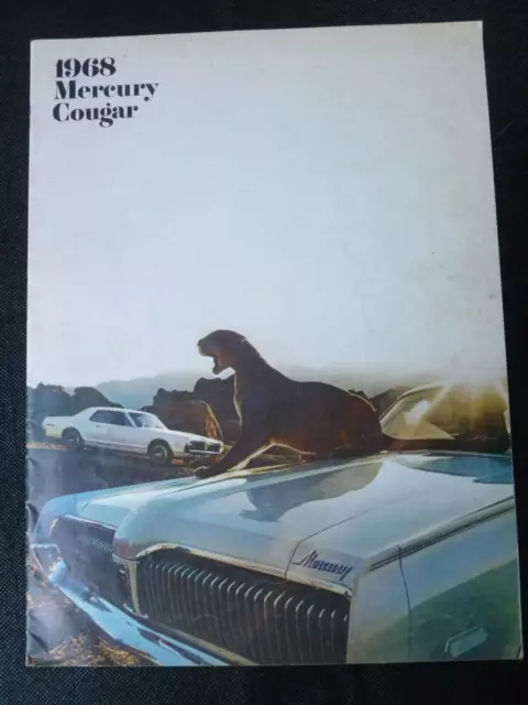 1968 Mercury COUGAR XR-7/7.0 L GT-E Automobile Dealer Sales Brochure