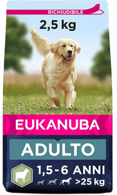 Eukanuba Cibo per Cani Di Taglia Grande Con Agnello E Riso - Cibo Secco per Cani