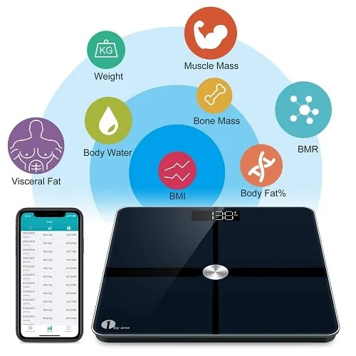 Smart Bluetooth Digital Gewicht Und Körperfett Maßstab W / Ios & Android App Sup