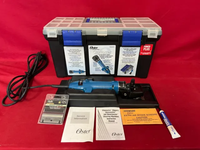Oster ClipMaster Variable Speed Clipper & Case 78150-013 Extra Blade Combo Set