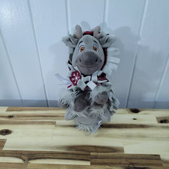 Disney Parks Baby Frozen Sven Plush Stuffed Animal Reindeer with Swaddle Blanket