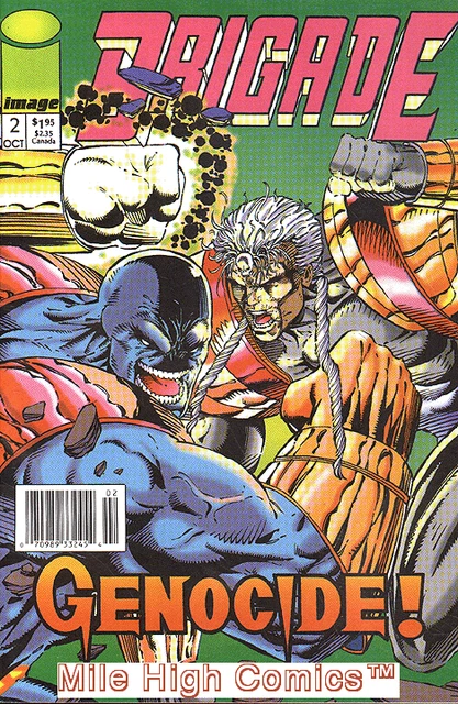 BRIGADE (1992 Series)  (IMAGE) #2 NEWSSTAND Fine Comics Book