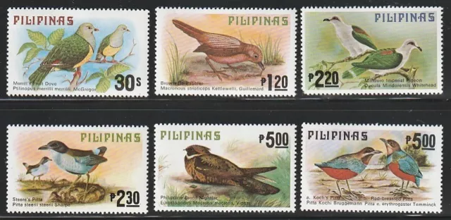 Philippines    1979    Sc # 1392-97    Birds    MNH    OG    $30