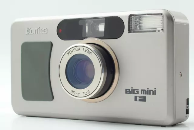 [ Near MINT LCD Works ] Konica Big Mini F 35mm Point & Shoot Film Camera JAPAN