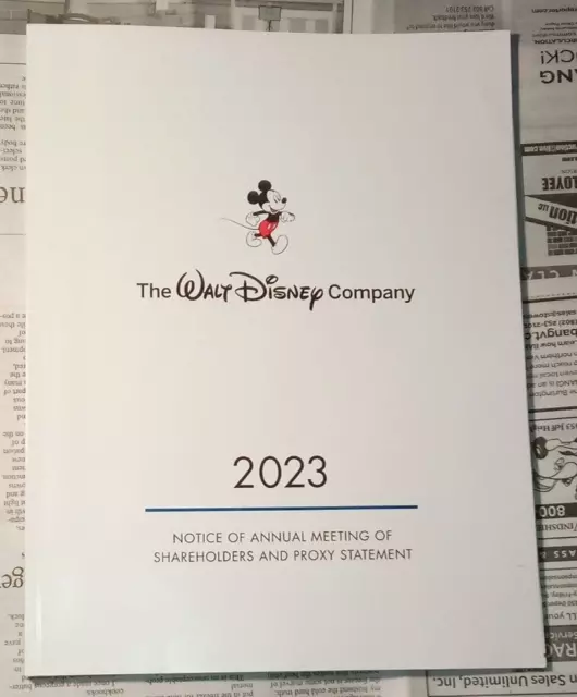THE WALT DISNEY Company 2023 Notice of Annual Meeting of Shareholders