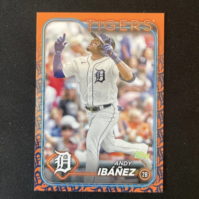 2024 TOPPS SERIES 1 Andy Ibanez Sp Team Color Border Variation Detroit