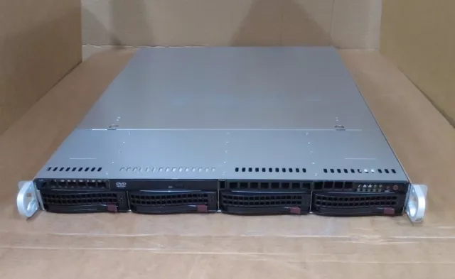 Supermicro CSE-815 X9DRi-LN4F+ 1U Server 2 x Six-Core XEON E5-2620 96GB Ram