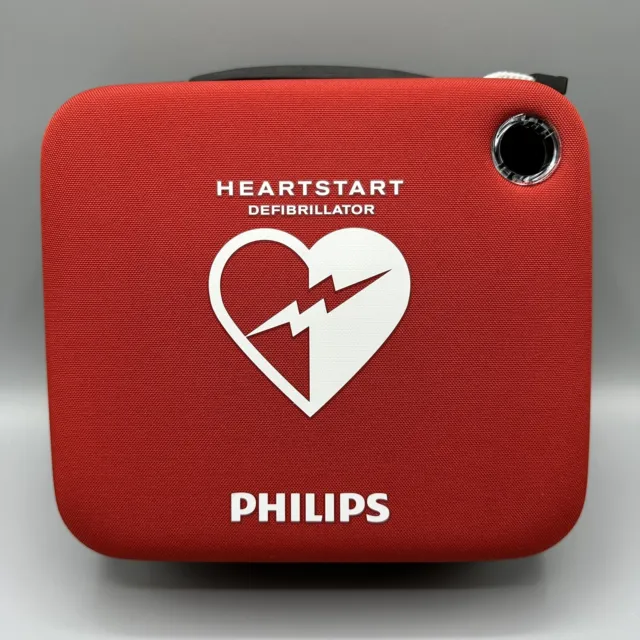 Philips M5066A HeartStart HS1 OnSite AED Defibrillator with Battery Pads & Case