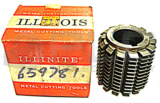 New Illinite Illinois 659781 Pre-Shave H0B#1 Itw M2-2 6-7-67 Me-12 Gear Cutter