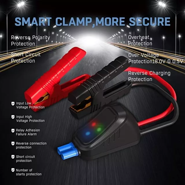 Imazing Portable Car Jump Starter - 2000A Peak 18000mAH 2