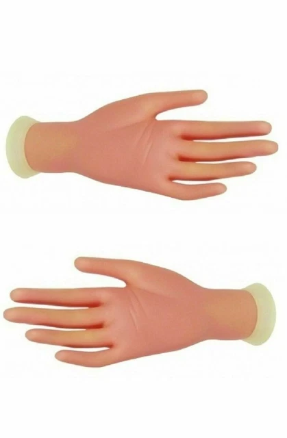 KnowU Mano Finta Per Ricostruzione Unghie Con Supporto, Pratica In Silicone Per Unghie Acriliche, Colore 4# Destra - Foto 10
