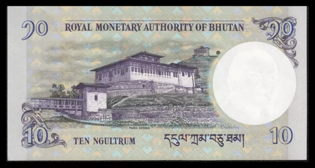 Butan - Bhutan  10 Ngultrum  2006  Pick 29a   SC = UNC 3