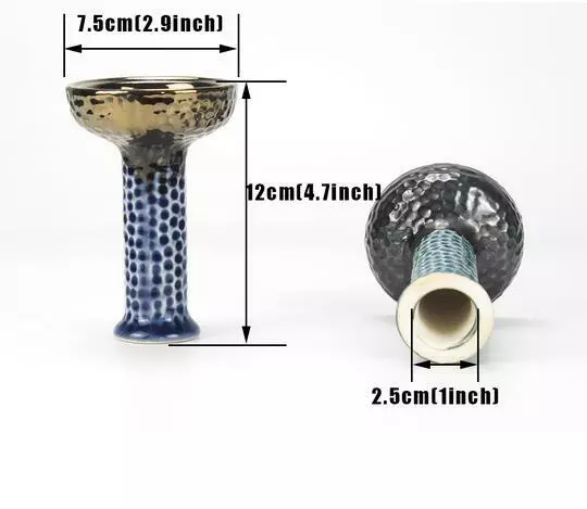 Shisha Hookah Ceramic Bowl Sheesha Hookahs Charcoal Burner Accessories