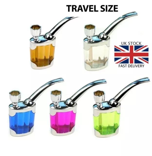 Mini Small Water Bong Herb Smoking Pipe Portable Tobacco Hookah Shisha-XMAS Gift