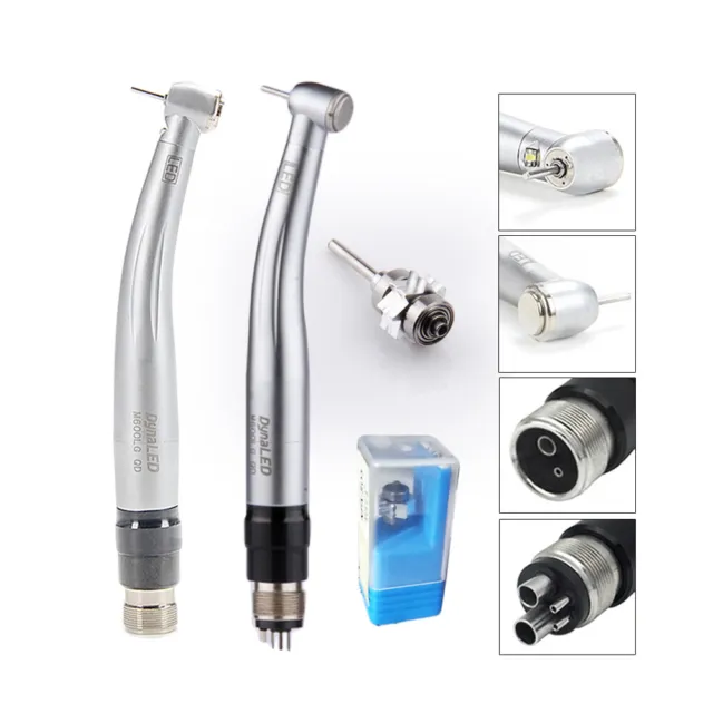 2/4 Hole Quick Coupler Dental DynaLED MG600LG High Speed Handpiece & Cartridges