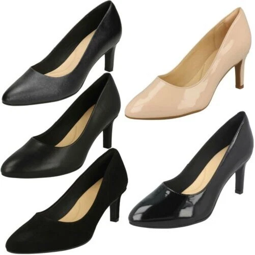 Femmes Clarks Texturé Escarpin' Calla Rose'
