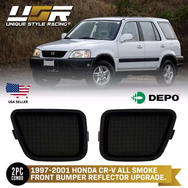 DEPO EURO SMOKE Front Bumper Side Marker Reflector For 1997-2001 Honda CR-V  CRV $19.95 - PicClick
