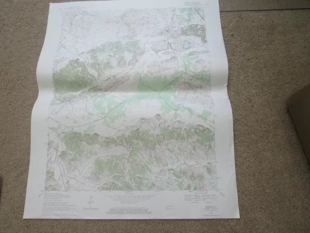 Kentucky Geological Survey ~ Sebree Quadrangle ~ 1969 comté de Webster