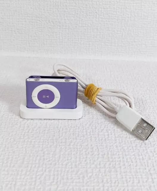 Apple Ipod Shuffle A1204 1Go 2éme Génération + Câble D'origine Baladeur Mp3 TBE