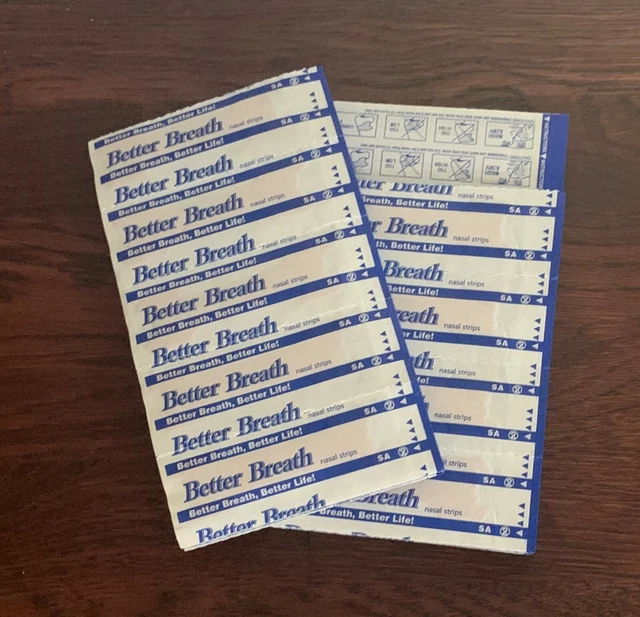 10 NASAL SEALED Strips Breathe Better/Reduce Snoring/Sleep Apnea Right