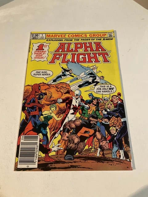 Alpha Flight 1 Vf/Nm Very Fine/Near Mint Newsstand Marvel