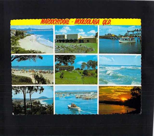 D0090 Australia Q Maroochydore Mooloolaba 9 image Multiview postcard