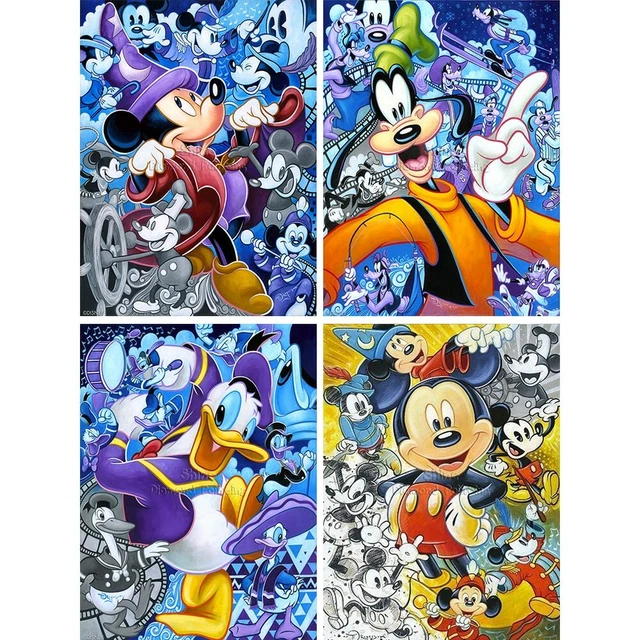 Full Diamond Painting Fantasy Magic disney Mickey Cartoon DIY Home Decor Art