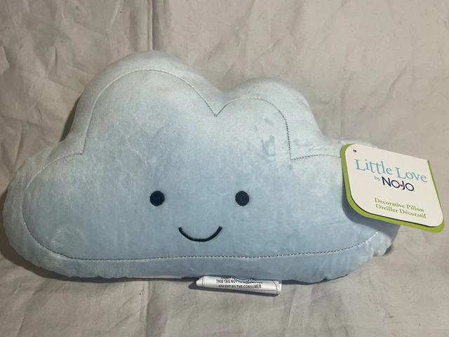 Little Love By NoJo Happy Clouds Decorative Pillow