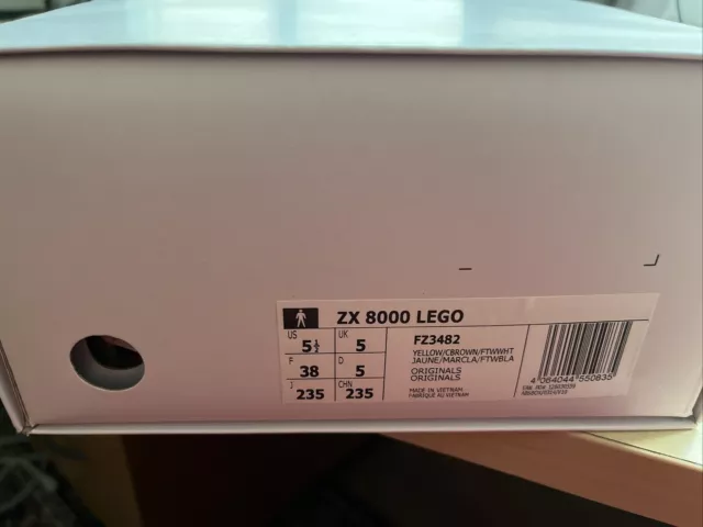 adidas ZX 8000 LEGO FZ3482  NEU 38 UK 5 US 5,5 2