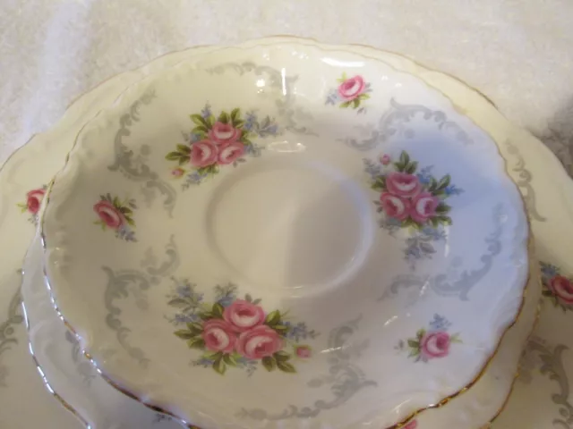Royal Albert Tranquility - Tea Cup and Saucer/side/salad plate 3