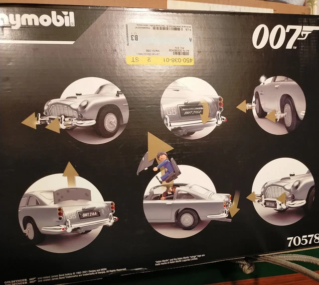 Playmobil 70578 James Bond Aston Martin DB5 GOLDFINGER EDITION Neu OVP 3